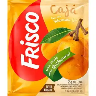 Refresco em pó frisco cajá 25g