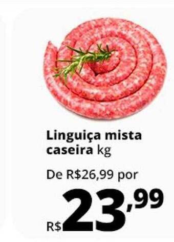 Supermercados Baklizi Linguiça mista caseira oferta