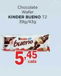 Supermercados Mundial Chocolate wafer kinder bueno t2 oferta