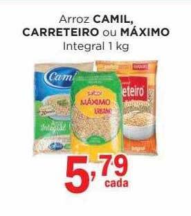 Arroz camil carreteiro ou máximo integral
