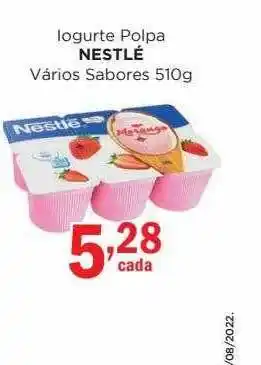 Supermercados Mundial Iogurte polpa nestlé oferta