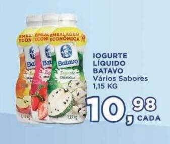 Supermercados Mundial Iogurte liquido batavo oferta
