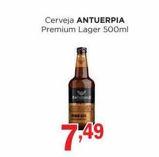 Supermercados Mundial Cerveja antuerpia premium lager oferta