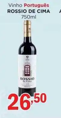 Supermercados Mundial Vinho português rossio de cima oferta