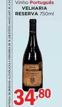 Vinho português velharia reserva