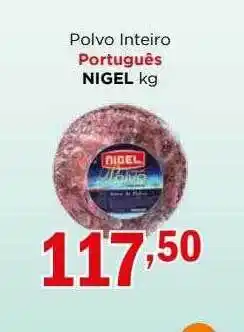 Supermercados Mundial Polvo inteiro português nigel oferta