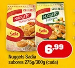Costazul Supermercados Nuggets Sadia Sabores 275g/300g oferta
