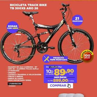 Bicicleta track bike tb 300xs aro 26