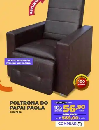 Poltrona do papai paola