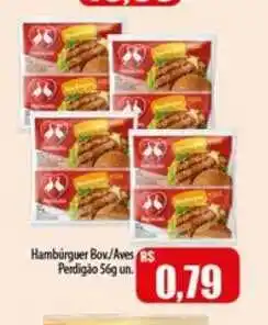 Proença Supermercados Hambúrguer Bov. Aves Perdigão 56g oferta