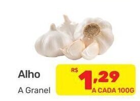 Supermercados Condor Alho a granel 100g oferta