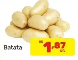 Supermercados Condor Batata 1kg oferta