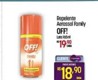 Muffato Repelente Aerossol Family Off! 165ml oferta