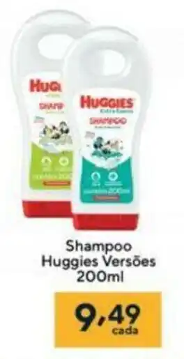 Coop Shampoo Huggies Versoes 200ml oferta