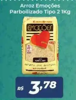 Arroz emoções parboilizado tipo