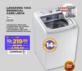 Móveis Simonetti Lavadora 14kg essencial care led14 oferta