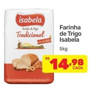 Supermercados Condor Farinha de Trigo Isabela 5kg oferta