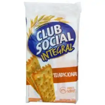 Biscoito club social integral 144gr tradicional