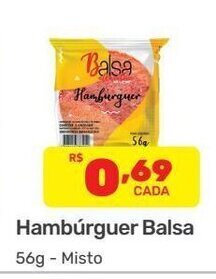 Supermercados Condor Hamburguer Balsa 56g oferta