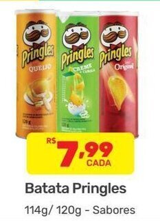 Supermercados Condor Batata Pringles 114g/120g oferta