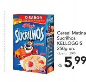 Supermercados Koch Cereal Matina Sucrilhos Kellogg's 250g oferta