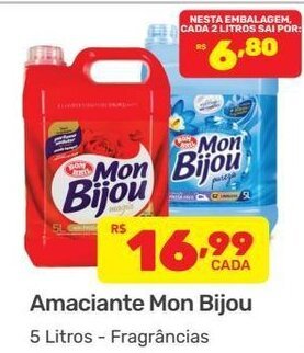 Supermercados Condor Amaciante Mon Bijou 5L oferta