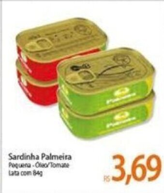 Sardinha Palmeira 84g
