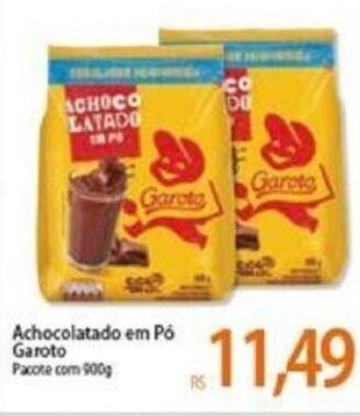 Atacadão Achocolatado em po Garoto 900g oferta