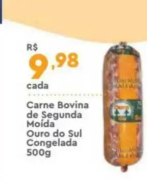 Supper Rissul Carne Bovina De Segunda Moída Ouro Do Sul Congelada 500g oferta