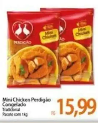 Atacadão Mini Chicken Perdigao Congelado 1kg oferta