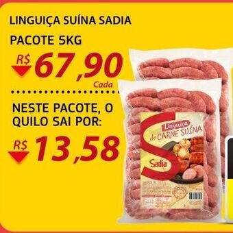Assaí Atacadista Linguiça suína oferta