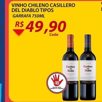 Assaí Atacadista Vinho chileno oferta