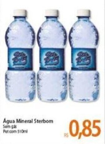 Atacadão Agua Mineral Sterbom 510ml oferta