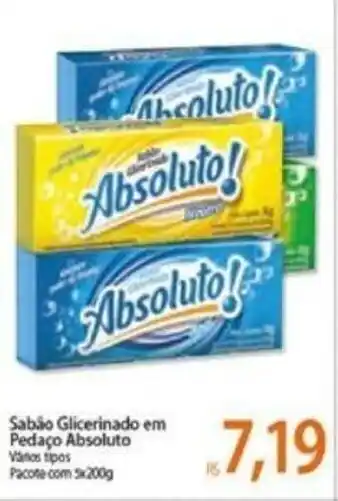 Atacadão Sabao Glicerinado em Pedaco Absoluto! oferta