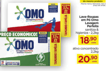 Carrefour Lava Roupas em po Omo Lavagem Perfeita 2.2kg oferta