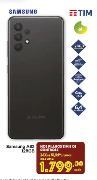 Carrefour Samsung A31 128GB oferta