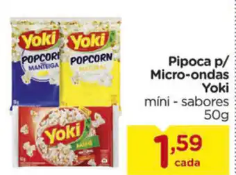 Carrefour Pipoca p/ Microondas Yoki 50g oferta