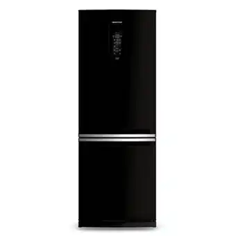 Geladeira brastemp frost free inverse 460l bre59ae preta se
