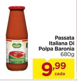Carrefour Passata Italiana Di Polpa Baronia 680g oferta