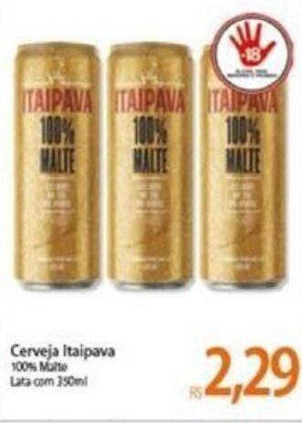 Atacadão Cerveja Itaipava 350ml oferta