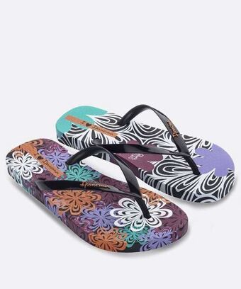 Marisa Chinelo ipanema feminino estampado arte conecta oferta
