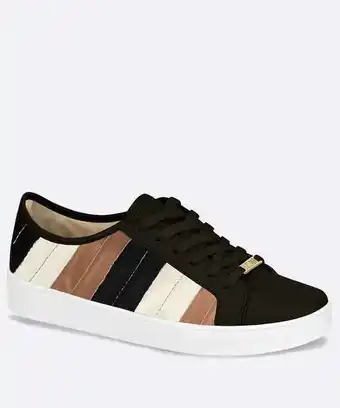 Marisa Tênis casual feminino listrado vizzano oferta