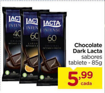 Carrefour Chocolate Dark Lacta 85g oferta