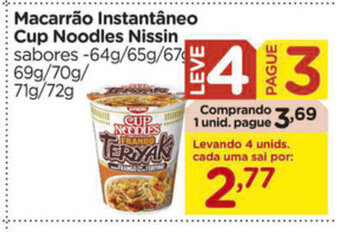 Carrefour Macarrao Instantaneo Cup Noodles Nissin oferta