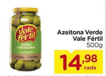Azeitona Verde Vale Fertil 500g