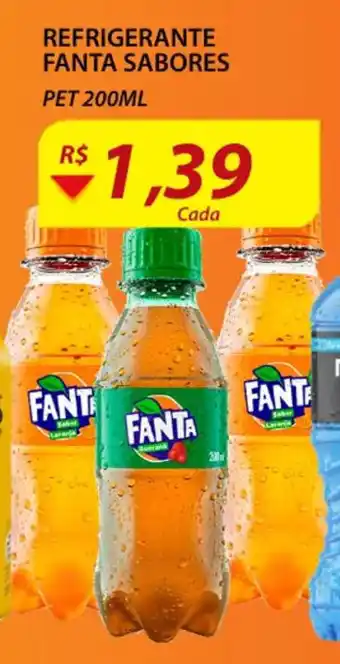 Assaí Atacadista Refrigerante Fanta Sabores 200ml oferta