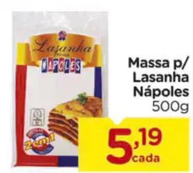 Carrefour Massa p/ Lasanha Napoles 500g oferta