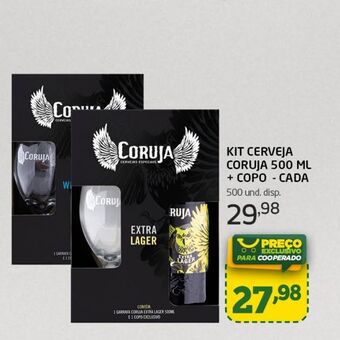 Cooper Kit cerveja coruja oferta