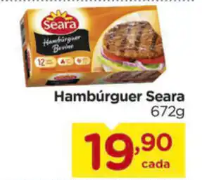 Carrefour Hamburguer Seara 672g oferta