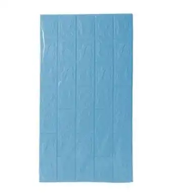 Papel de parede 3d azul útil bazar 70x75cm rf2927